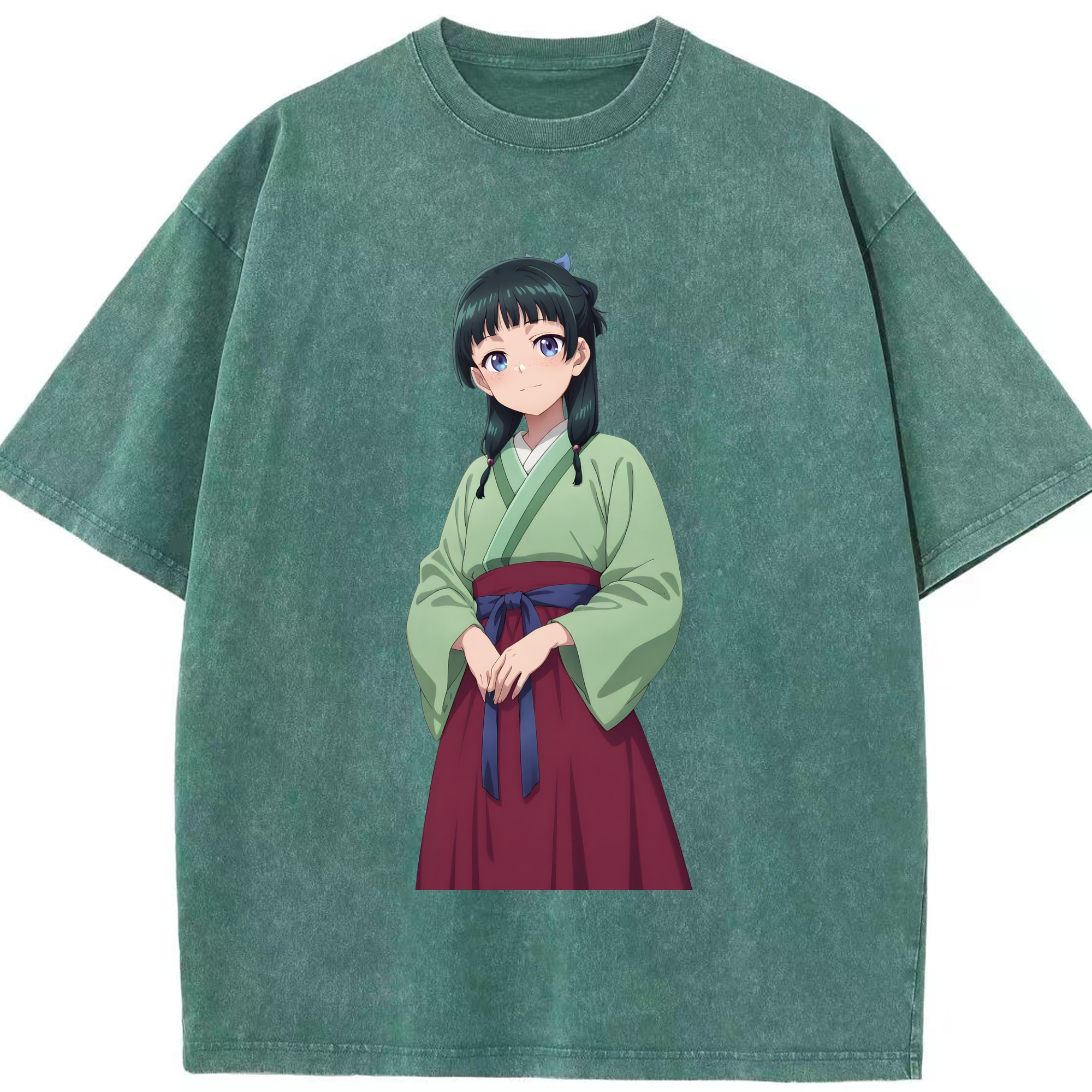 （画像用） 薬屋のひとりごと The Apothecary Diaries 綿100% ヴィンテージ風 半袖Tシャツ（フロントプリント）